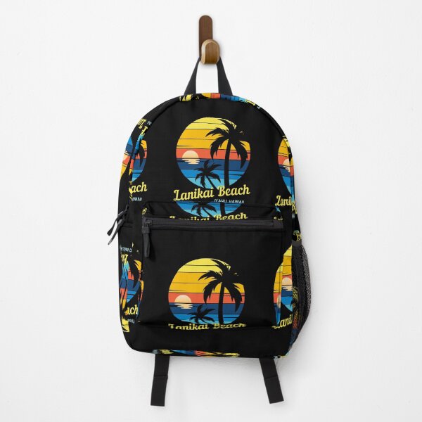 Item preview, Lanikai Beach - Located on O'ahu, Vintage Tropical Sunset, Coastal Vacay designed and sold by Sun Sand & Sea Art.