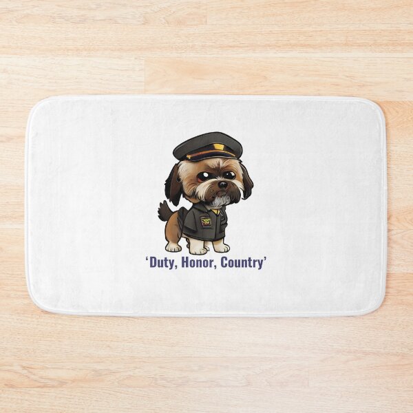 Item preview, Shitzu Army Dog Sticker designed and sold by EireTV.