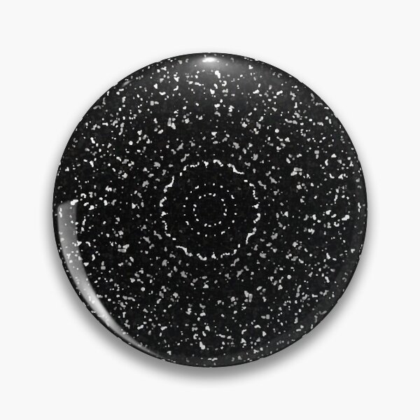 Item preview, Black and White Abstract Lace Print Monochromatic Distorted Mandala Dot Pattern designed and sold by kattakitty.