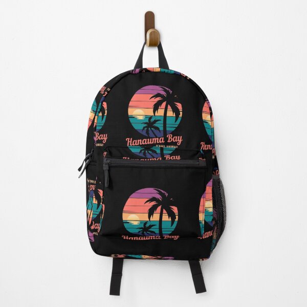 Item preview, Hanauma Bay - Also located on O'ahu, Vintage Tropical Sunset, Coastal Vacay designed and sold by Sun Sand & Sea Art.