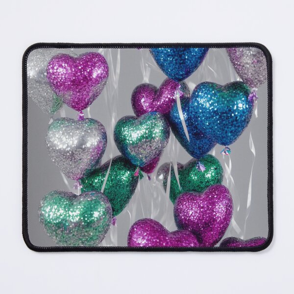 Item preview, Glitter Heart Balloons designed and sold by beyondexistence.