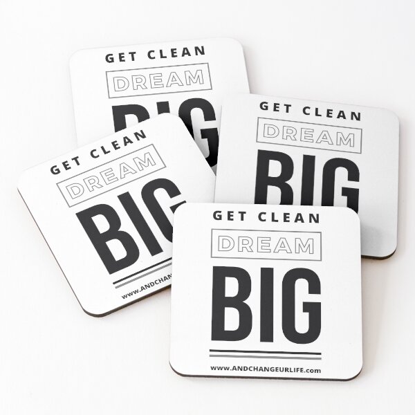 Item preview, Get Clean Dream Big NA designed and sold by SicbutSober.