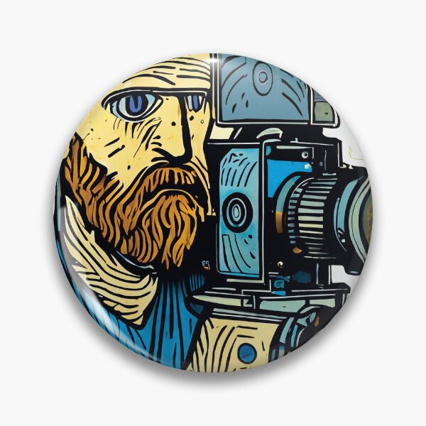 Item preview, Van Gogh Camera dude designed and sold by SetLifeStickers.