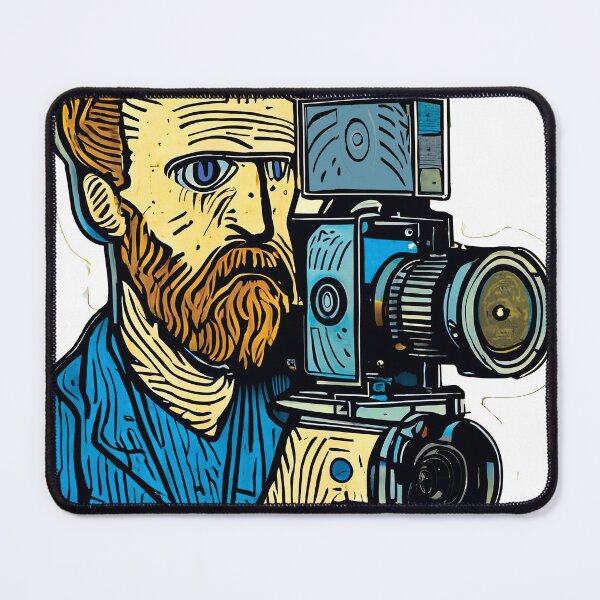Item preview, Van Gogh Camera dude designed and sold by SetLifeStickers.