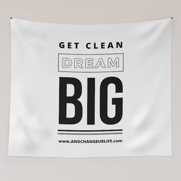 Item preview, Get Clean Dream Big NA designed and sold by SicbutSober.