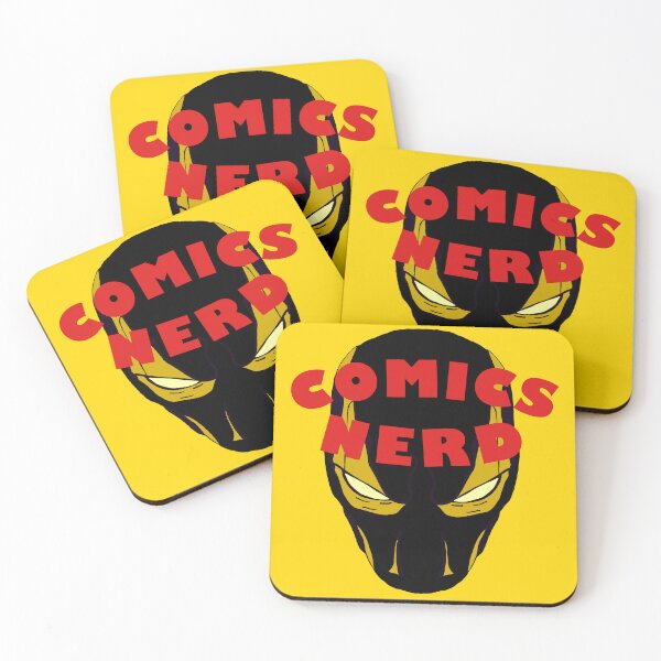 Item preview, Comics Nerd (Red, Black and Yellow) designed and sold by DMcK Designs.