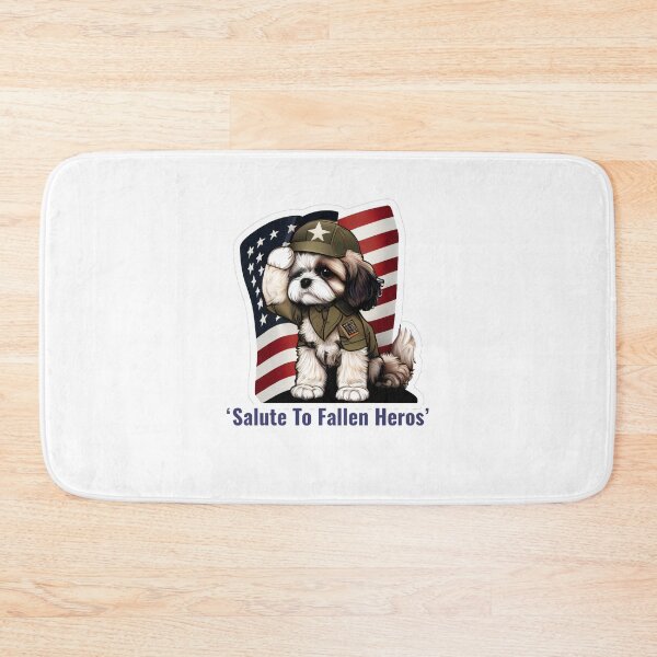 Item preview, Shitzu Army Dog Sticker designed and sold by EireTV.