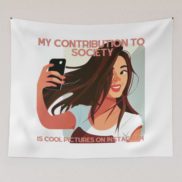 Item preview, my contribution to society is cool pictures on instagram designed and sold by thadieWorks.