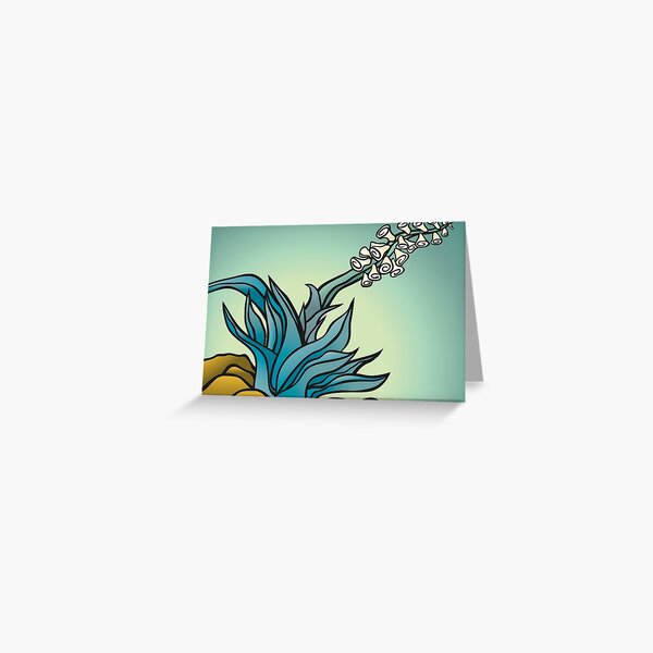 Blue Agave Greeting Card