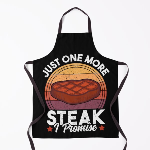 Item preview, Just One More Steak I Promise Funny Retro Sunset Steak Lover designed and sold by MintedFresh.