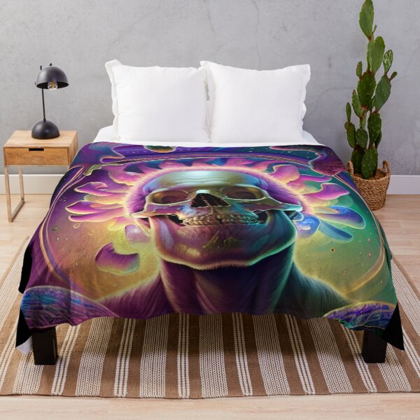 Item preview, Shroom Surreal Skull Journey 28 designed and sold by Benito Del Ray.