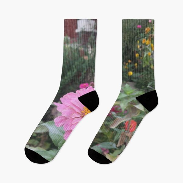 Item preview, pink wildflowers growing in Brooklyn  designed and sold by SnappedbyRivka.