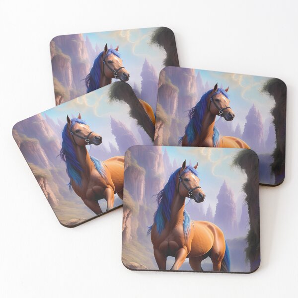 Item preview, Fantasy Medieval Horse designed and sold by MythicalSticker.