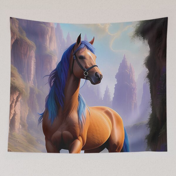 Item preview, Fantasy Medieval Horse designed and sold by MythicalSticker.