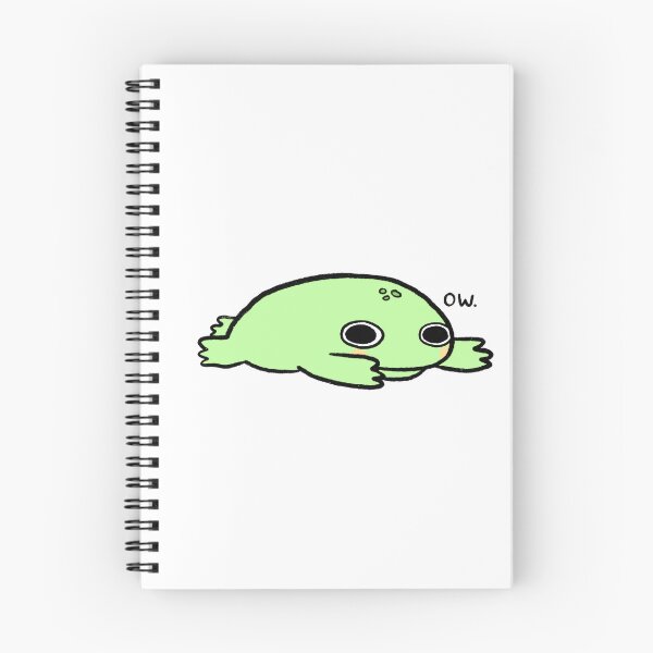Item preview, OW | Sad Green Frog, Cute Frog Sticker designed and sold by iristocat.