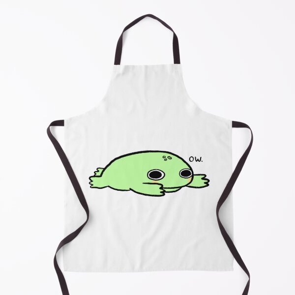 Item preview, OW | Sad Green Frog, Cute Frog Sticker designed and sold by iristocat.