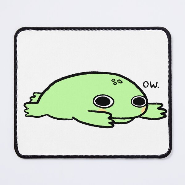 Item preview, OW | Sad Green Frog, Cute Frog Sticker designed and sold by iristocat.