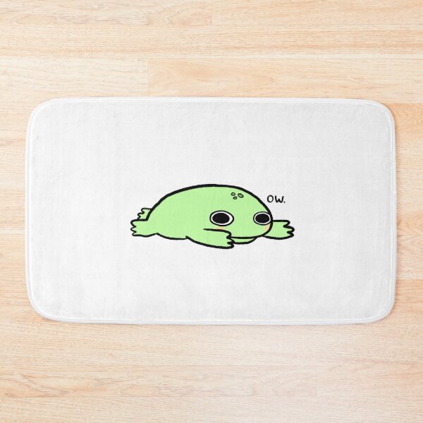 Item preview, OW | Sad Green Frog, Cute Frog Sticker designed and sold by iristocat.