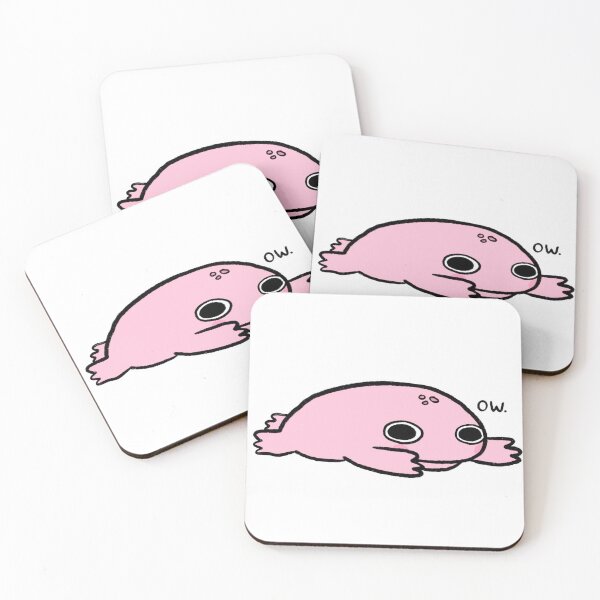 Item preview, OW | Sad Pink Frog, Cute Frog Sticker designed and sold by iristocat.