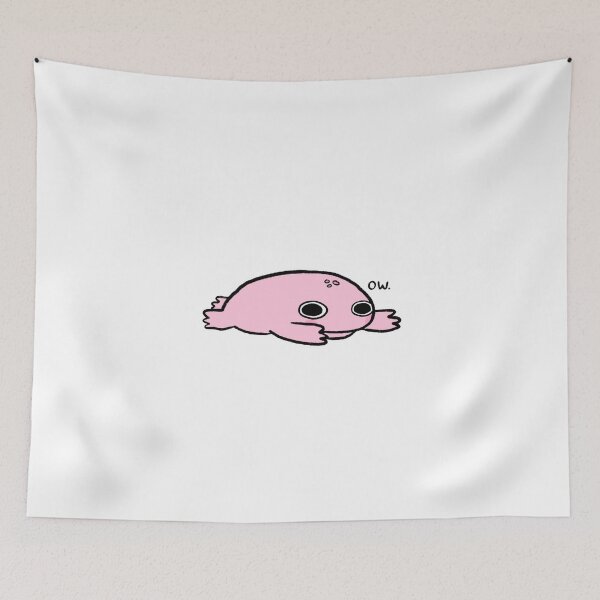 Item preview, OW | Sad Pink Frog, Cute Frog Sticker designed and sold by iristocat.