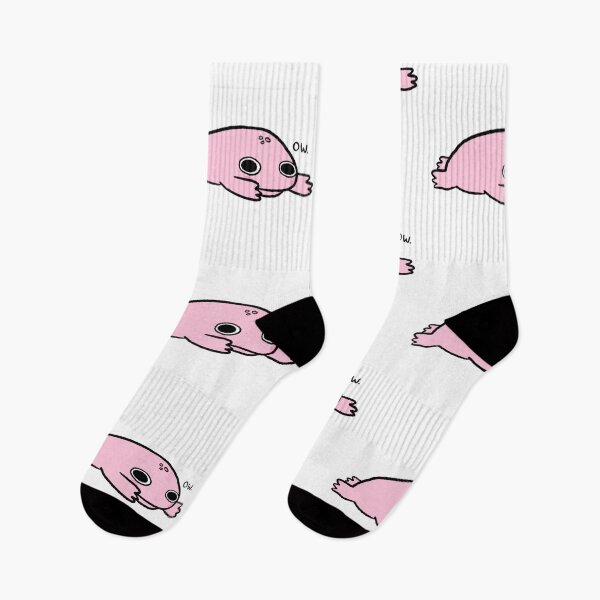 Item preview, OW | Sad Pink Frog, Cute Frog Sticker designed and sold by iristocat.