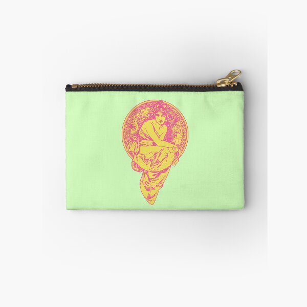 Item preview, Art noveau girl in pink color designed and sold by pinkyfish1010.