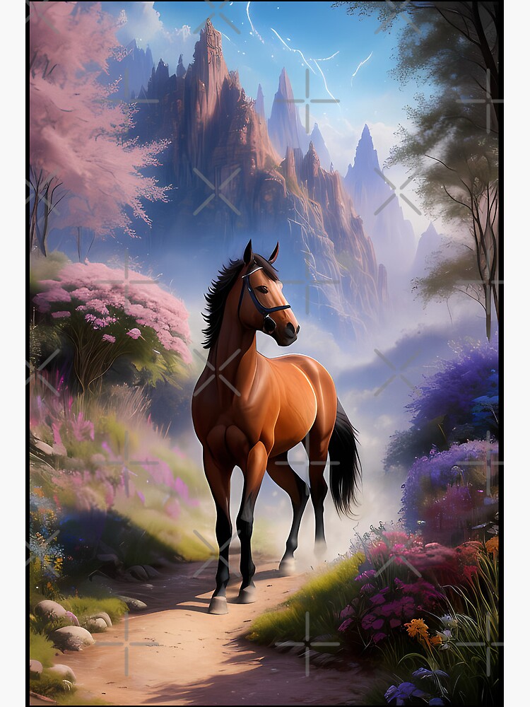 Appaloosa Horse Rearing | Art Board Print