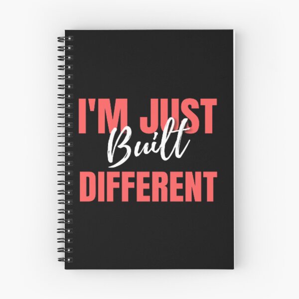 Item preview, I'm Just Built Different, Funny Saying About Life  designed and sold by Nero9o.
