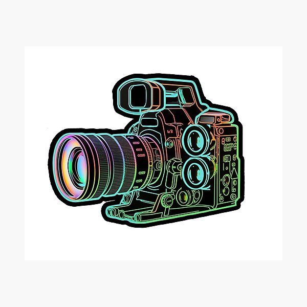 Item preview, Neon Digital Cinema Camera designed and sold by SetLifeStickers.