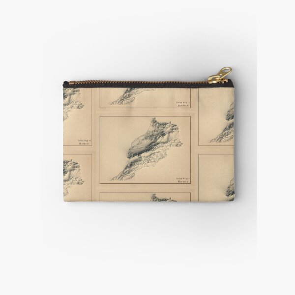 Item preview, Morocco Shaded Relief Map 3D digitally-rendered designed and sold by ThinkAboutMaps.