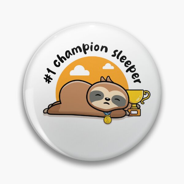 Item preview, #1 champion sleeper sloth (on light colors) designed and sold by messy-nessie.