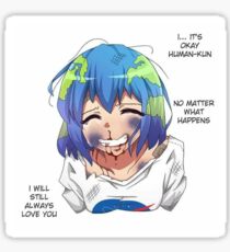 Earth-chan Sticker