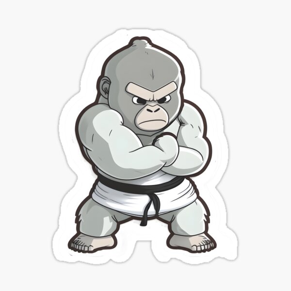 Gorilla Gi Sticker