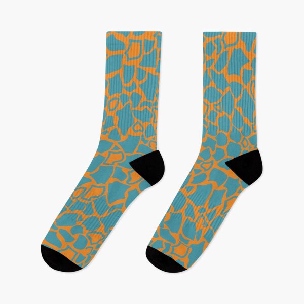 Item preview, Children's novelty geometric shapes with cheetah print on orange background. designed and sold by RosebudTextilesArt.