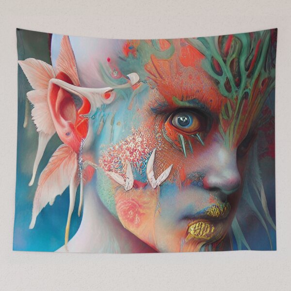 Item preview, Lucy Aquatic Abstract designed and sold by mghtymvrk2040.