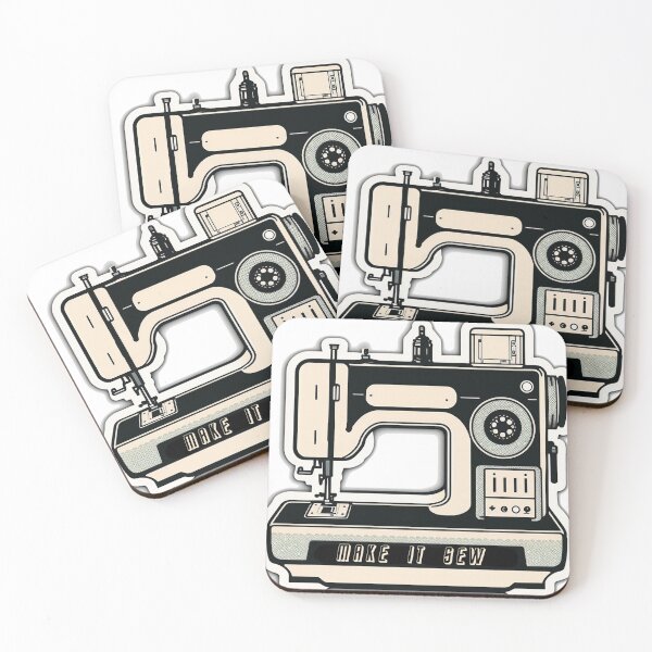 Artikelvorschau, Vintage Nähmaschine entworfen und verkauft von SetLifeStickers.