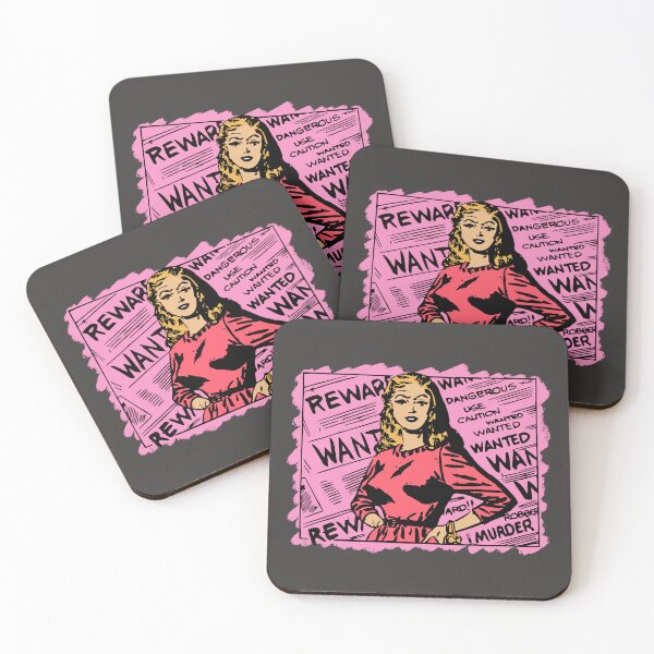 Item preview, Wanted newspaper retro illustration designed and sold by pinkyfish1010.
