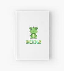 Nicole Frog Hardcover Journal