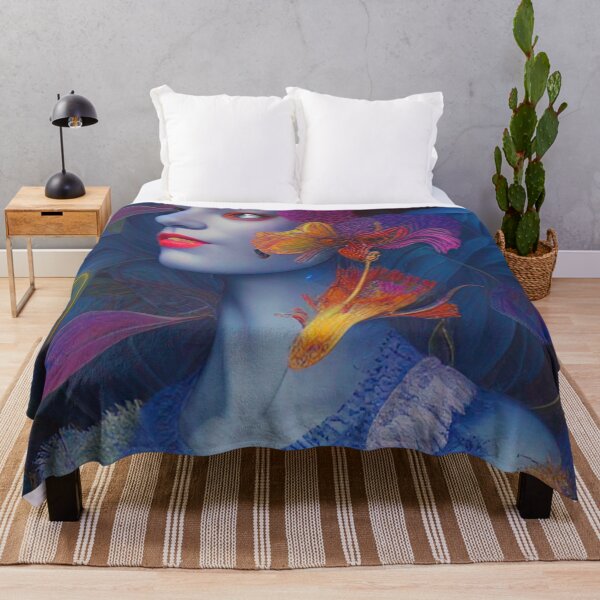 Item preview, Lucy Blue Butterfly Abstract designed and sold by mghtymvrk2040.
