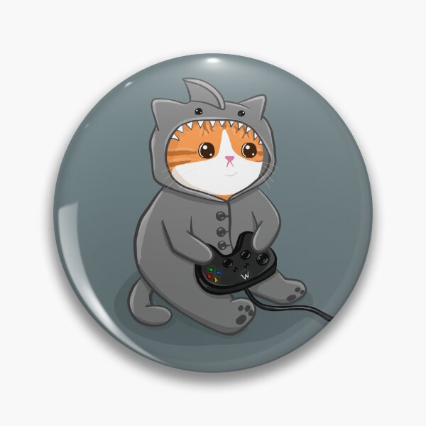Item preview, Gamer Kitty designed and sold by KilkennyCat Art.
