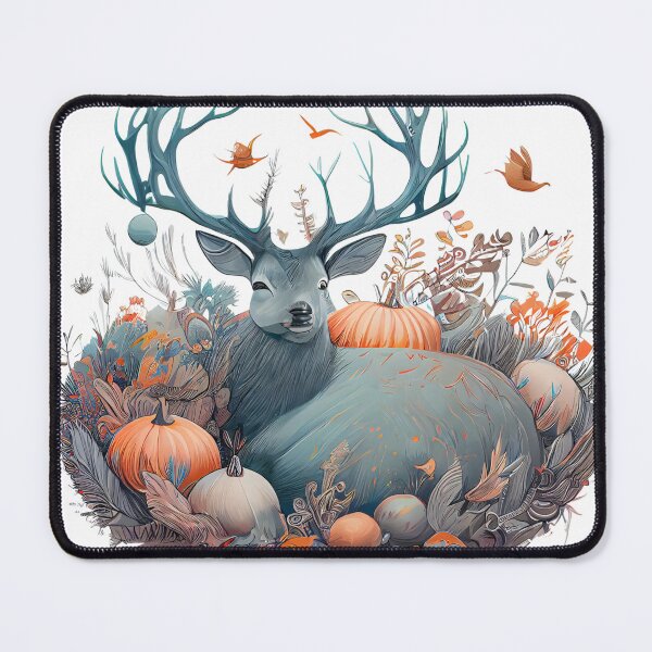 Item preview, Cute Deer in a Pumpkin Patch designed and sold by VisualAffects.