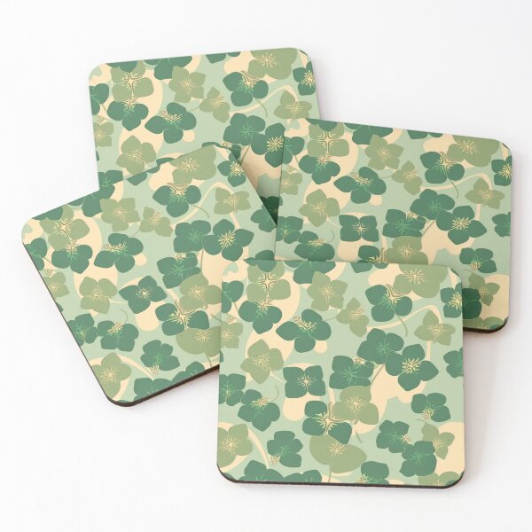 Item preview, Lucky Shamrock Field pattern designed and sold by A-Semi-Tree.