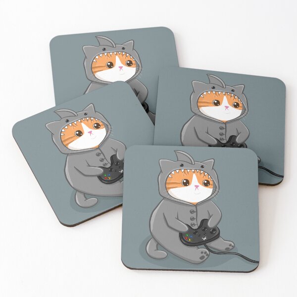 Item preview, Gamer Kitty designed and sold by KilkennyCat Art.