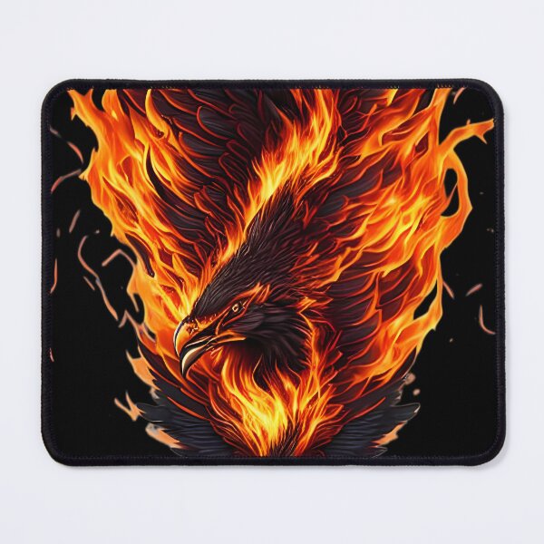 Item preview, Eagle Inferno - A Fiery Painting of a Majestic Bird designed and sold by GalihDA.