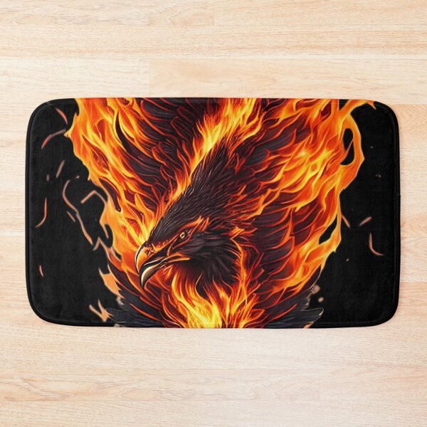 Item preview, Eagle Inferno - A Fiery Painting of a Majestic Bird designed and sold by GalihDA.