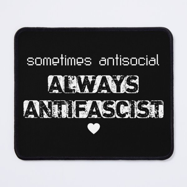 Item preview, always antifascist - white designed and sold by OctoPhotoArt.