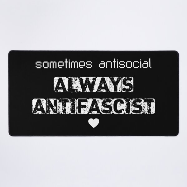 Item preview, always antifascist - white designed and sold by OctoPhotoArt.