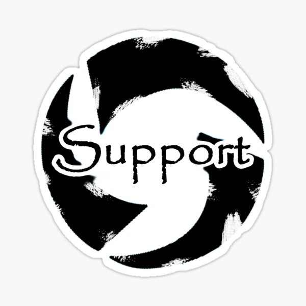Heroes Support Sticker