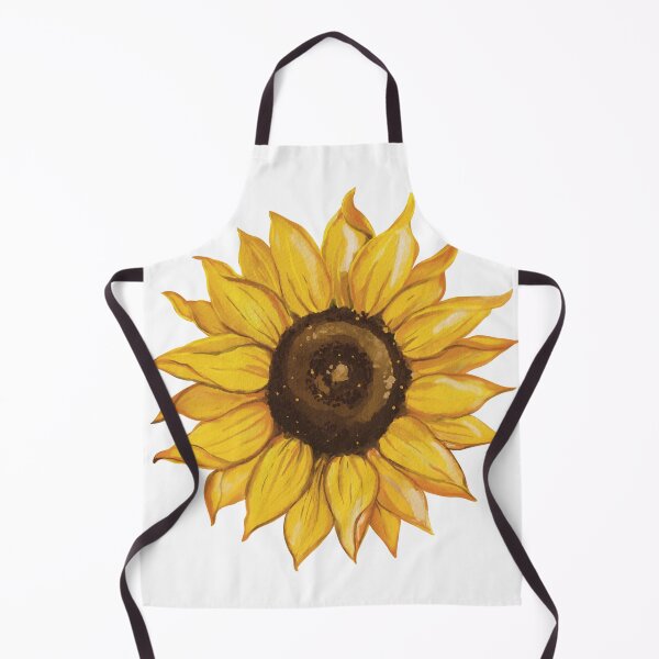 Blooming sun flower Apron