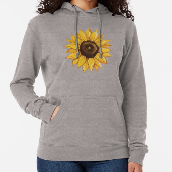 Blooming sun flower Lightweight Hoodie